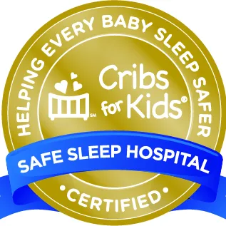 gold badge for safe sleep hospital certified