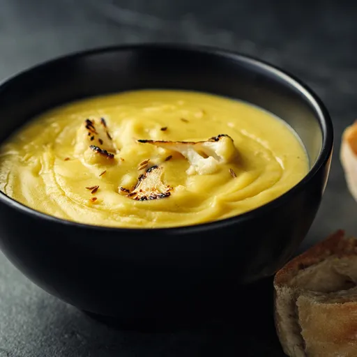 Golden Cauliflower Soup