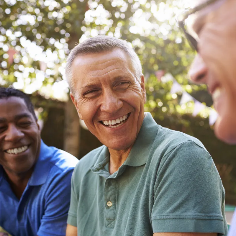 Group of older men