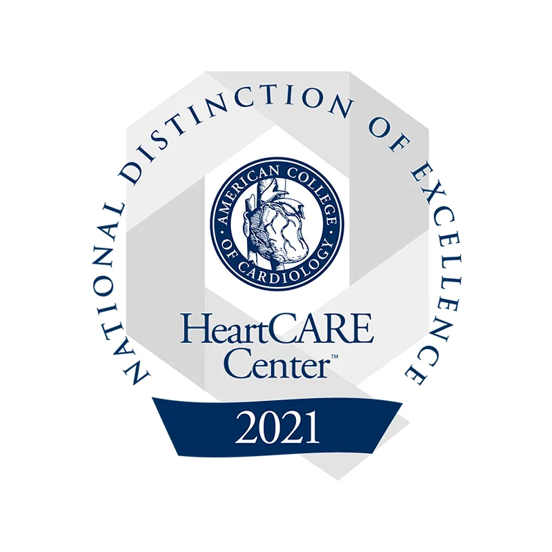 AdventHealth is recognized as HeartCARE Center 2021 by the American College of Cardiology