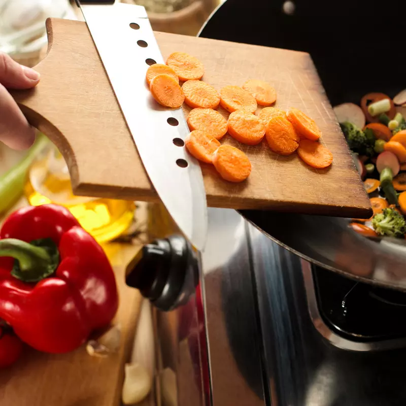 Stir fry with fresh vegetables