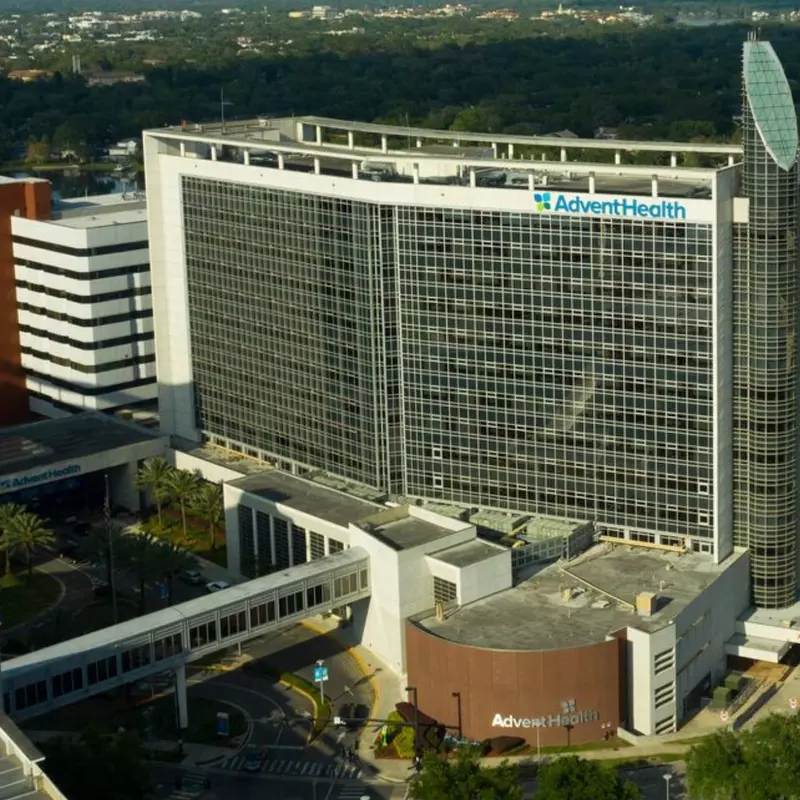 sky view of Orlando campus