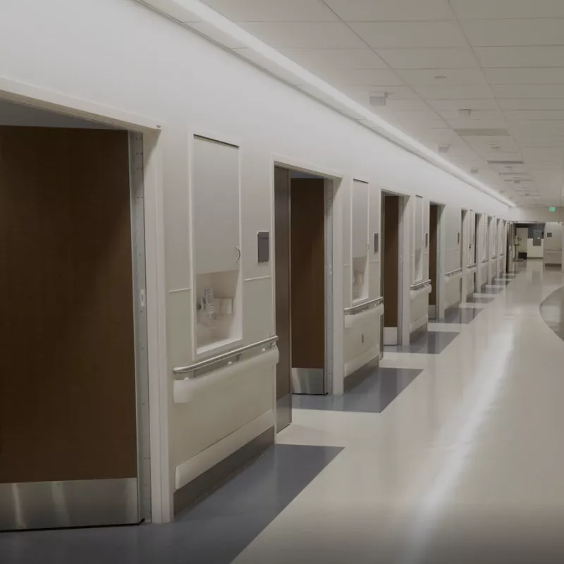 Indoor Corridor of AdventHealth ER located in Oviedo