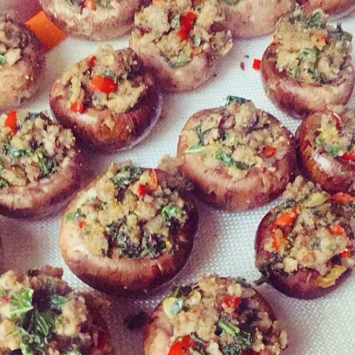 Stuffed Mushrooms Lisa Markley