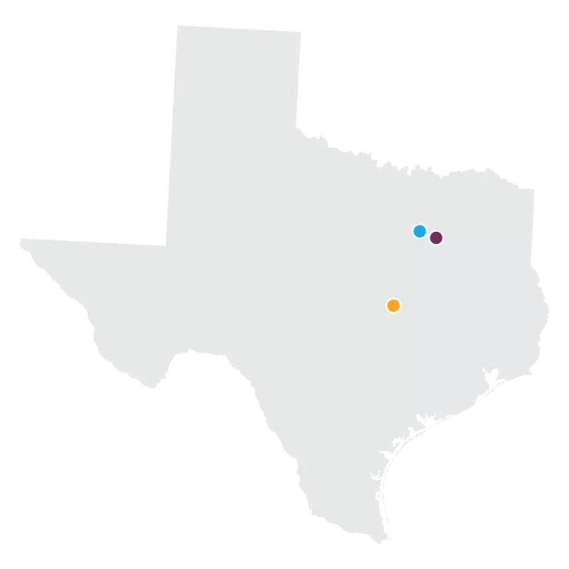 A Map of Texas