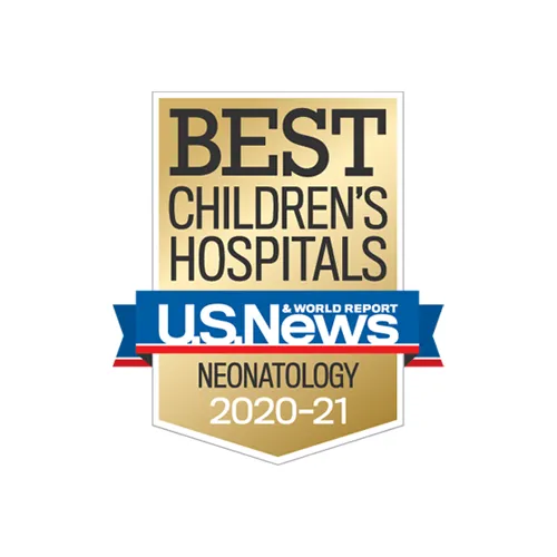 US News Badge - Best Children's Hospitals Neonatology 20-21