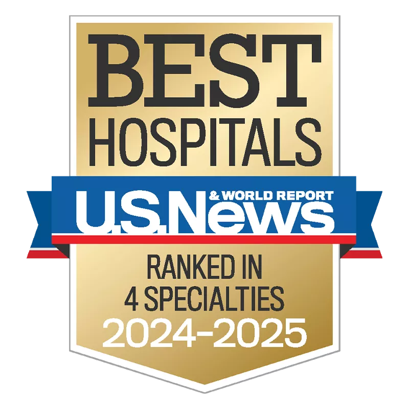 US News Best Hospitals Gold 4 Specialties 2024-2025