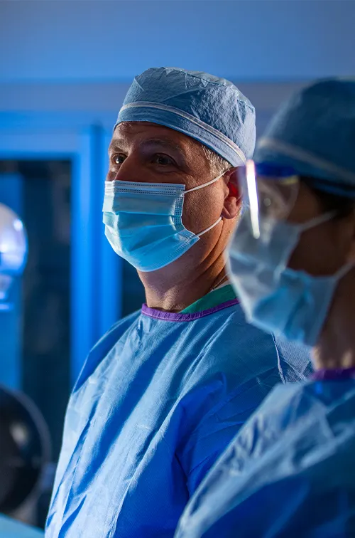 Dr. Lefler with C-arm equipment