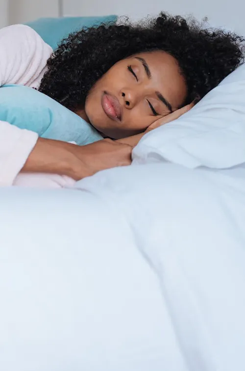 Sleep better and wake up well rested.