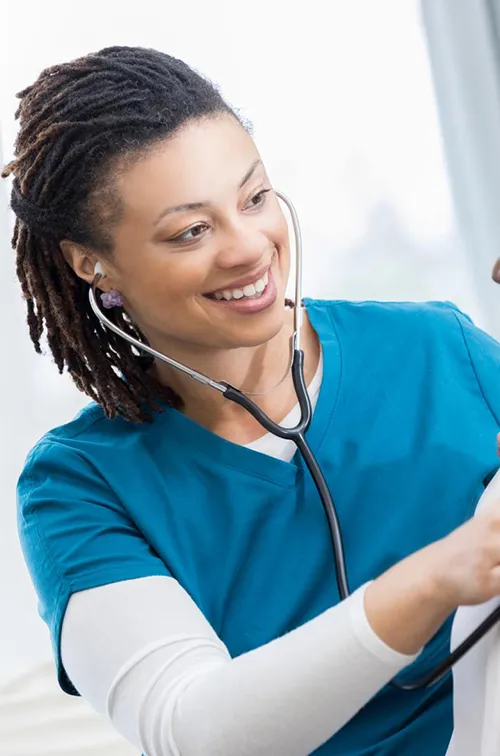 Patient at Wellness Check Up