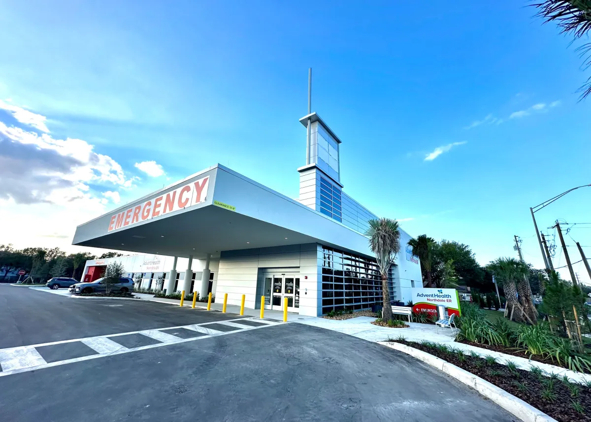 The AdventHealth Northdale ER is a state-of-the-art, offsite emergency department located at 16446 North Dale Mabry Highway in Tampa.