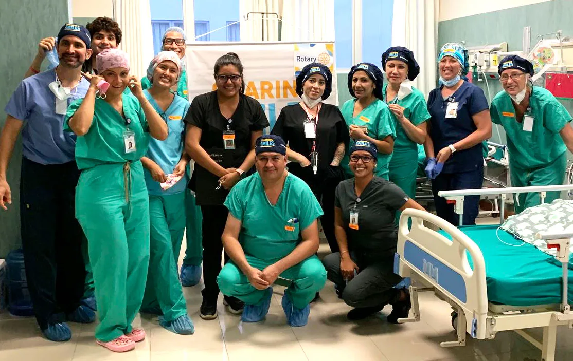the sharing smiles peru medical team