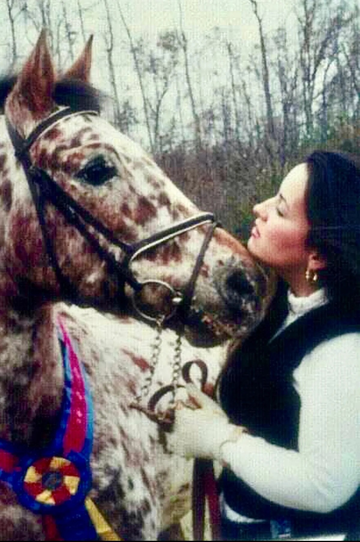 Cianciotto with her first horse, Mr. Mojoe, who she describes as having the heart of a fighting champion.