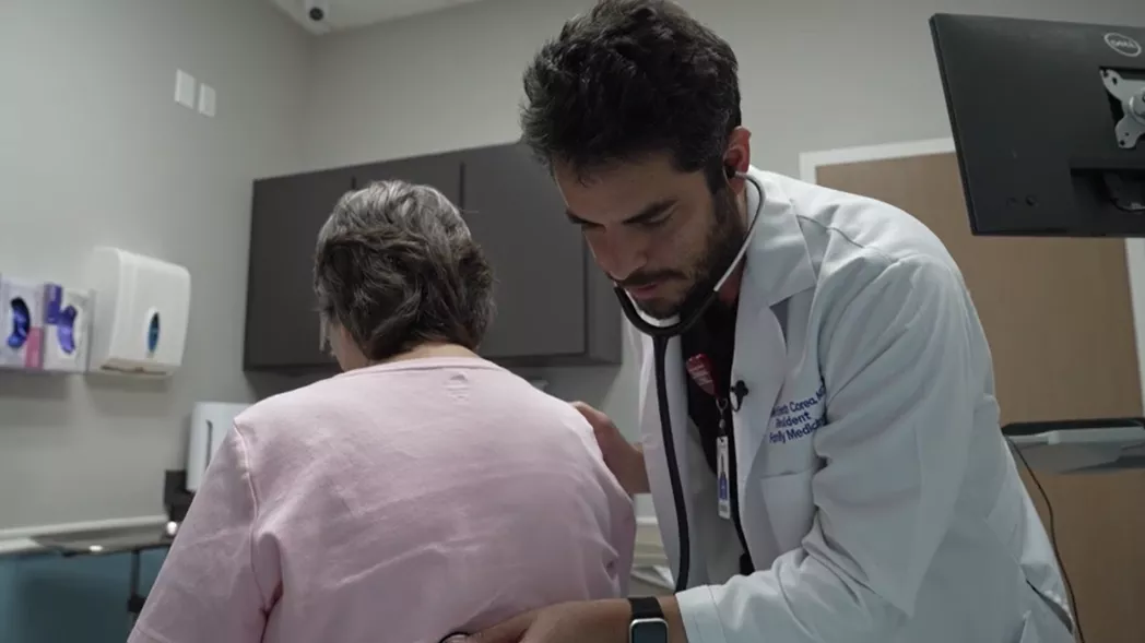 GME Student Dr. Javier Correa at AdventHealth Sebring Family Medicine Clinic