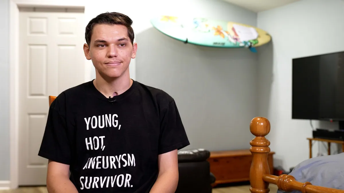 Josiah Stubbs, brain aneurysm survivor