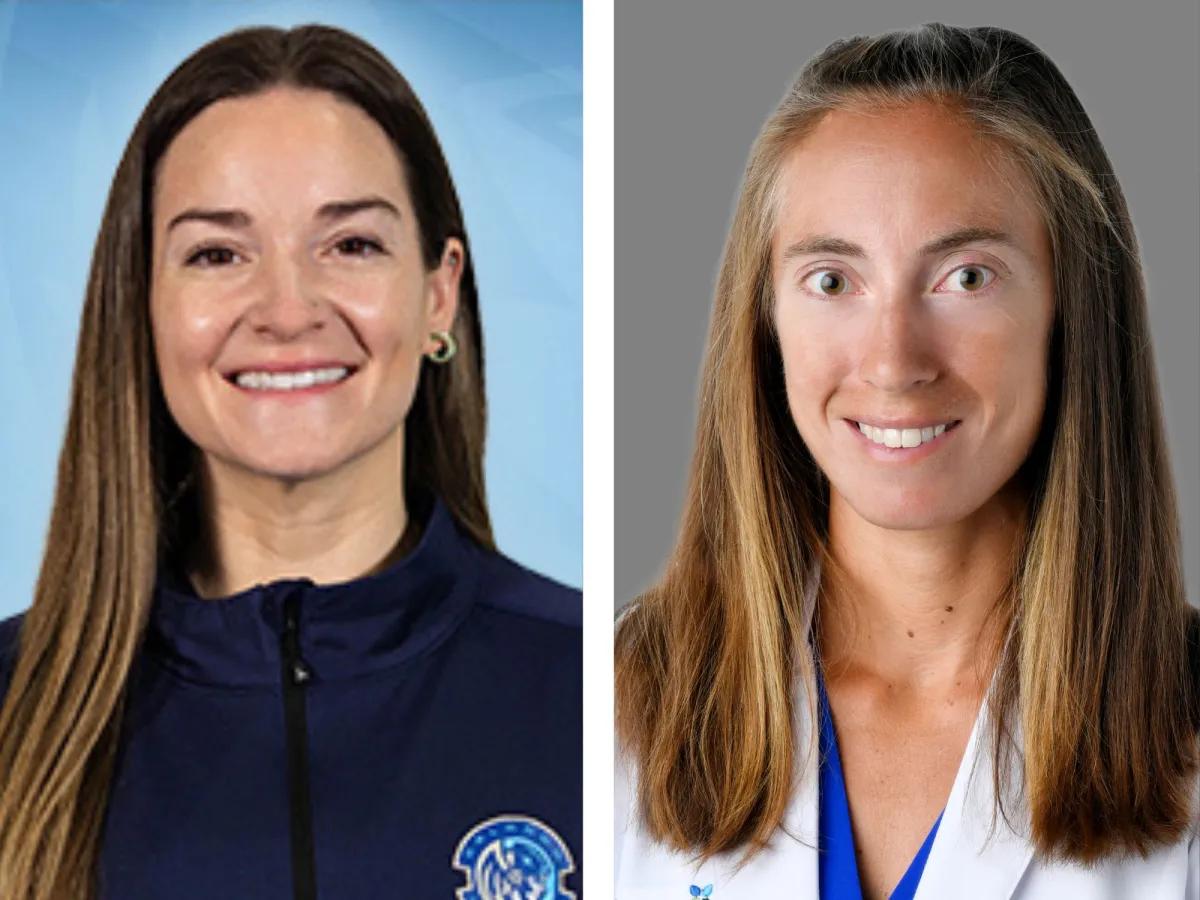 Side by side headshots of Amy Pauly and Dr. Nicole Wilson