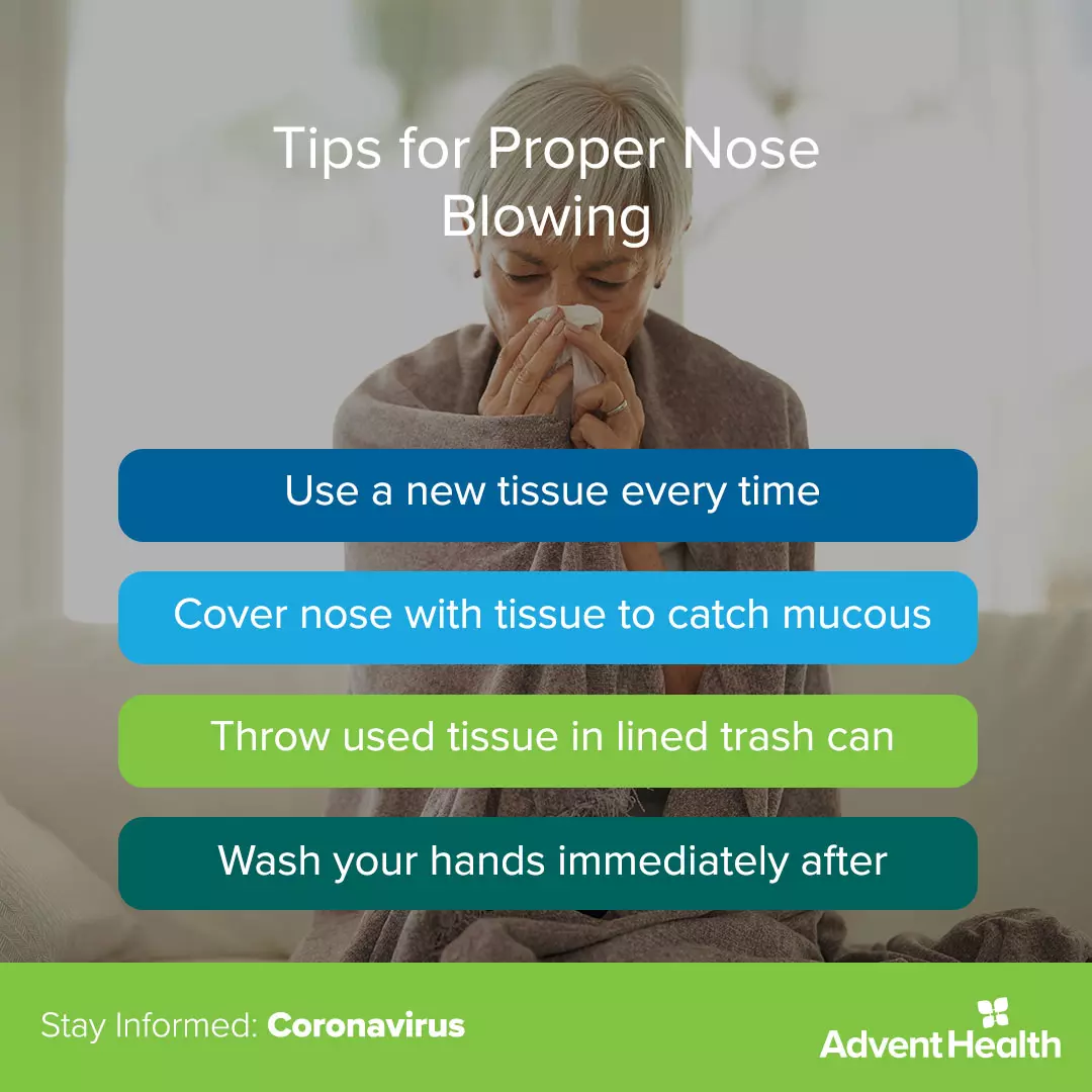 Infographic: Tips for Proper Nose Blowing