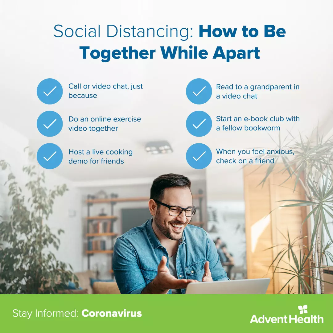 Infographic: Social Distancing: How to Be Together While Apart