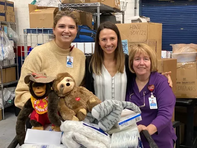 Andrea Ward, Julia Kostyuk and Lynne Tier at AdventHealth Global Missions