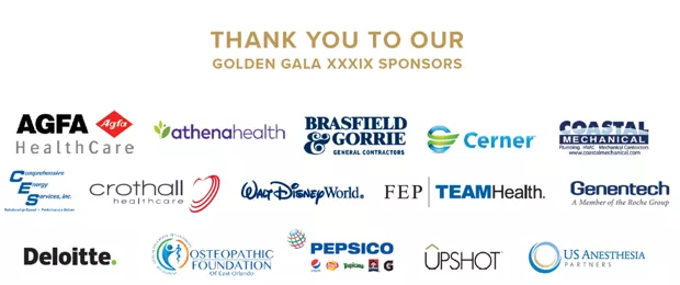 Golden Gala Sponsors