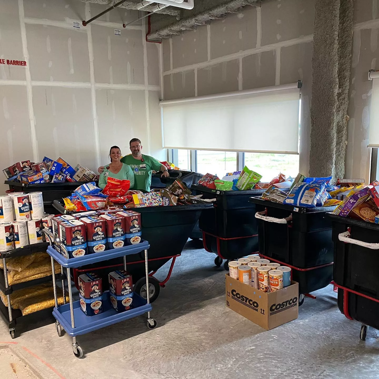 Cereal, food drives from AdventHealth team members assist in bridging the meal gap when students are out of school for the summer.