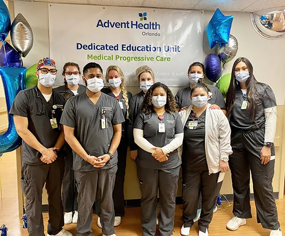 AdventHealth University nursing students