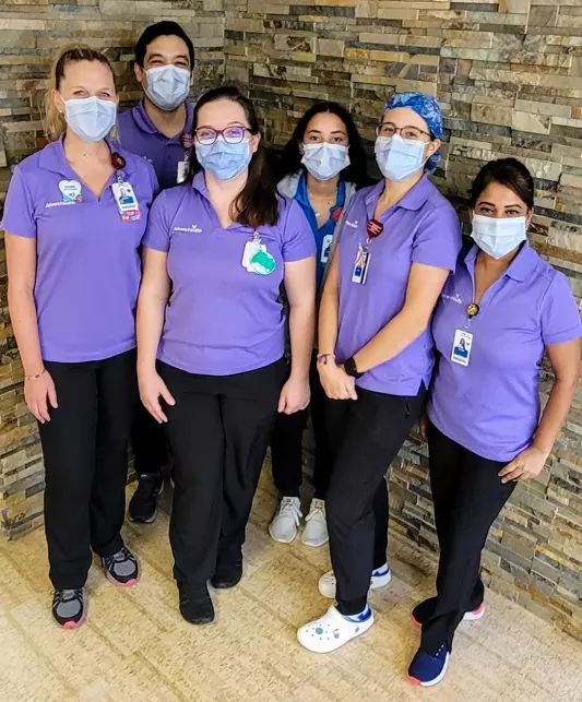 The virtual connections team at AdventHealth Orlando.