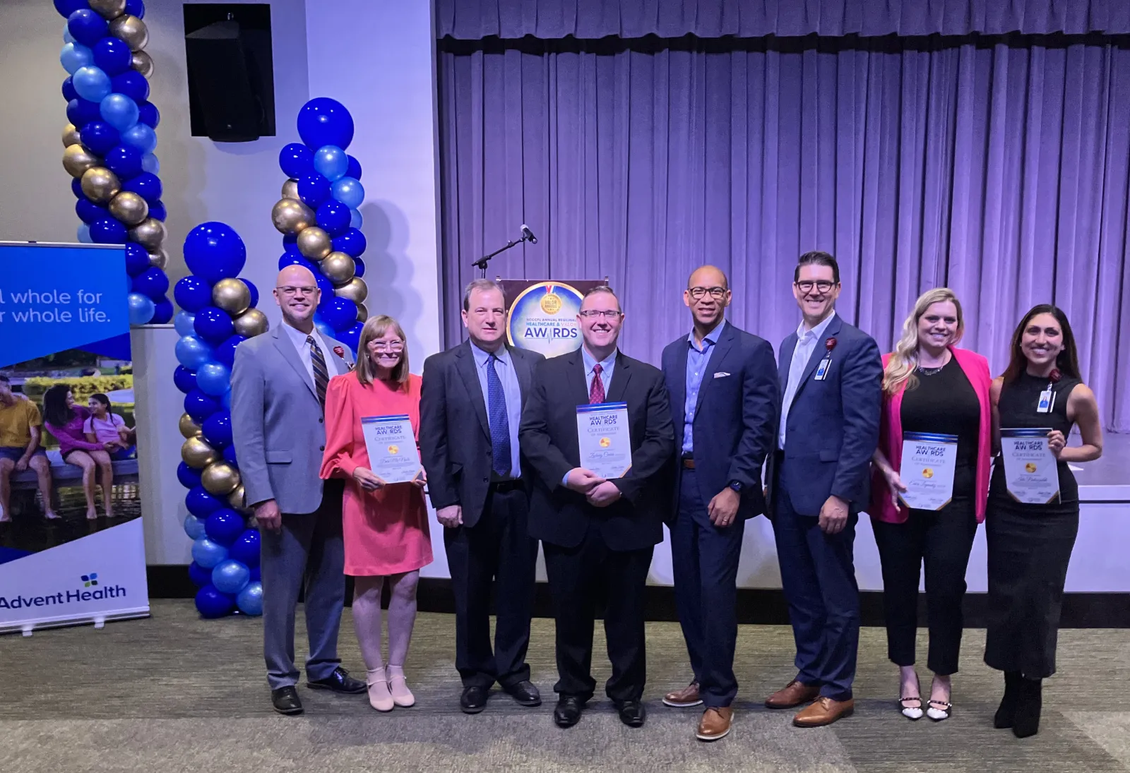 2024 Health care Award honorees from AdventHealth 