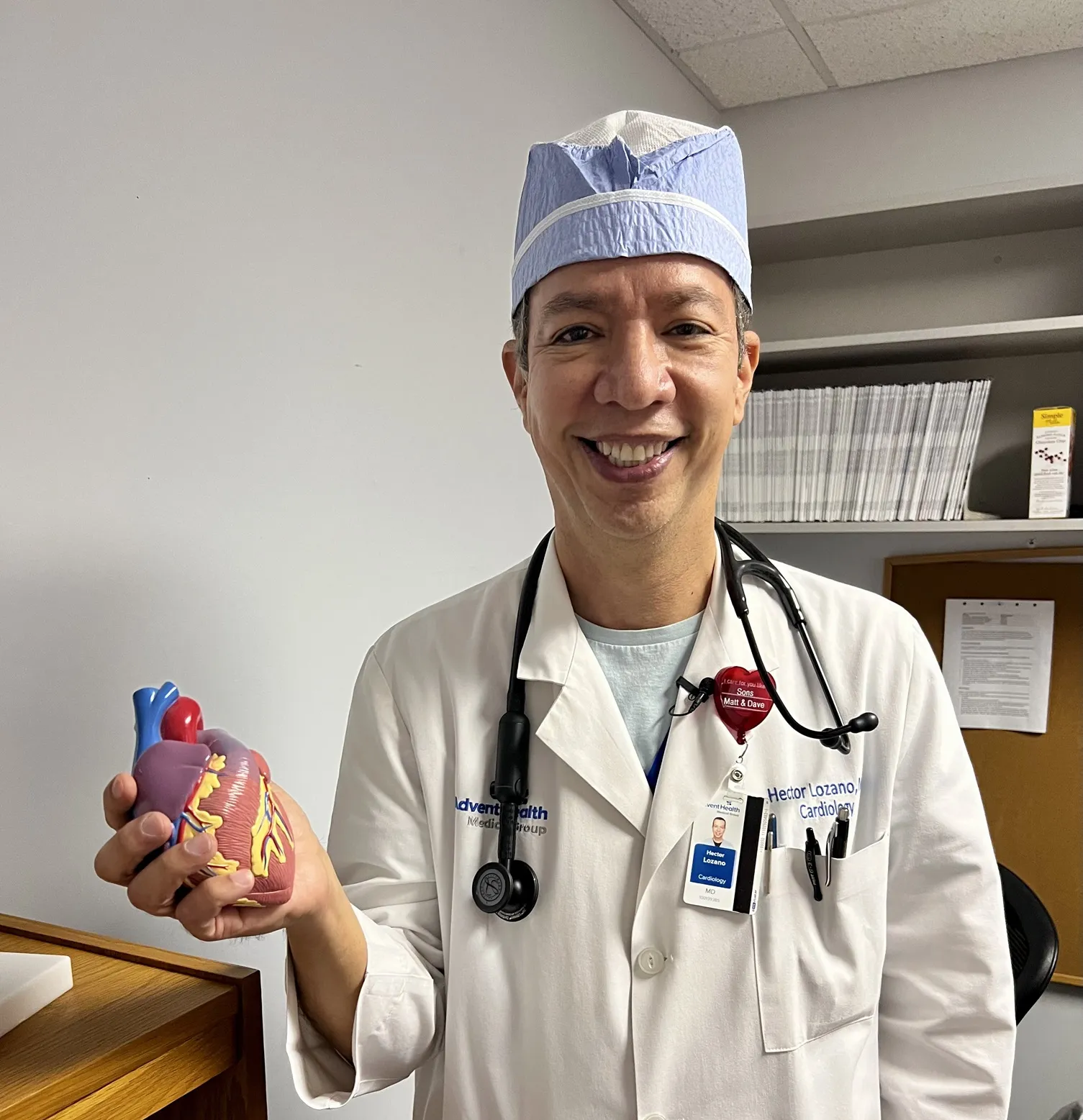 Dr. Hector Lozano, cardiologist and medical director of the vascular ultrasound laboratory at AdventHealth Medical Group. 