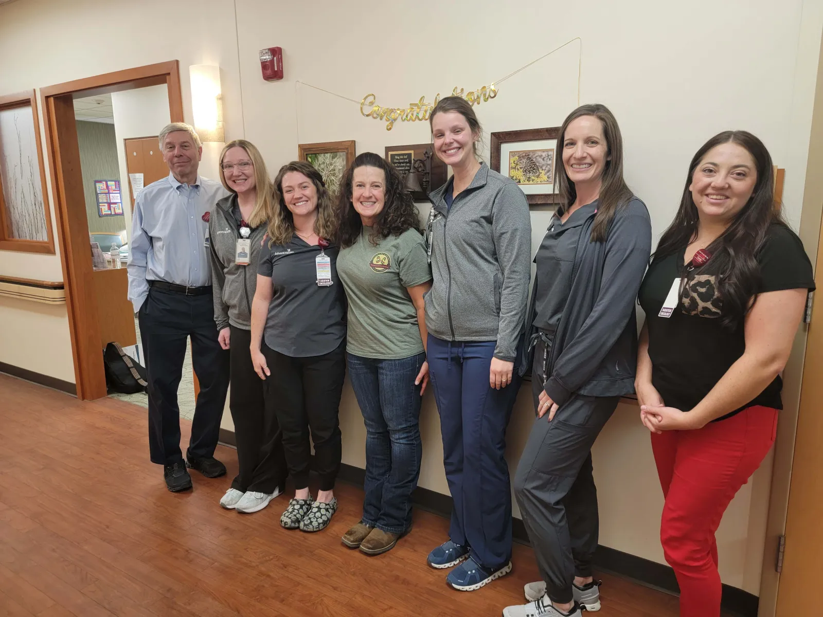 Parker cancer center team surrounds a patient