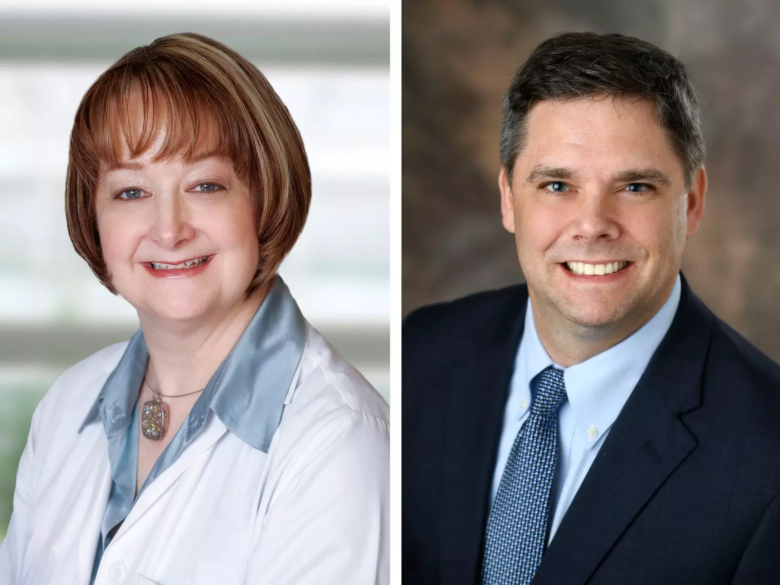 Side by side headshots of Dr. Lisa Minton and Dr. Wes Walker