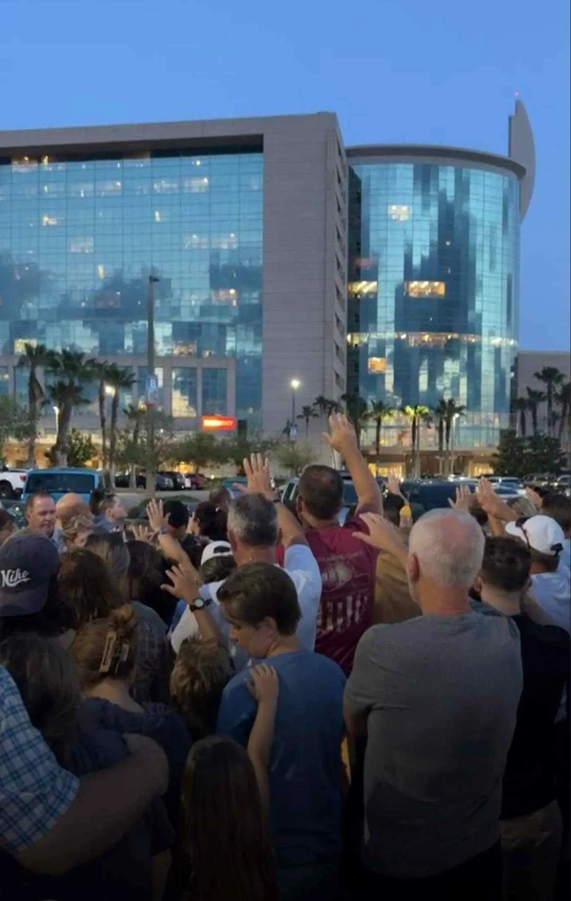 Prayer vigil for Josiah Stubbs at AdventHealth Daytona Beach.