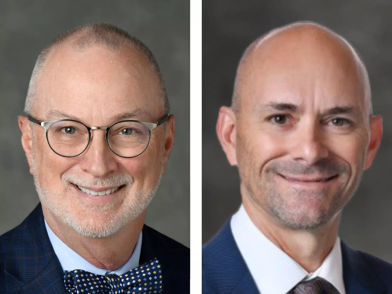 Dr. Steven Smith and Bret Goodpaster, Ph.D side by side headshots