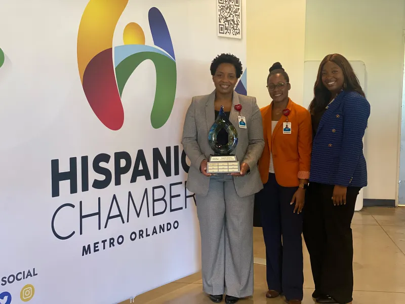 We’re honored to have been named 2024 Supplier Diversity Corporation of the Year by the Hispanic Chamber of Metro Orlando (HCMO).
