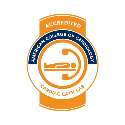 AdventHealth is an accredited organization for Cardiac Cath Lab by The American College of Cardiology