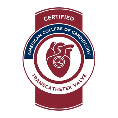 AdventHealth is a certified organization for Transcatheter Valve procedures by The American College of Cardiology