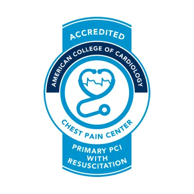 AdventHealth is an accredited organization for Chest Pain by The American College of Cardiology