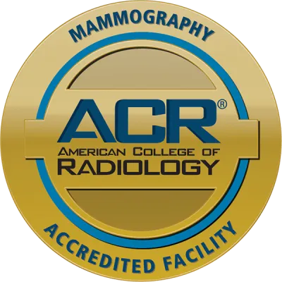 American College of Radiology Mammography Accredited Facility badge.