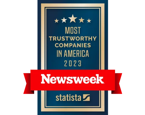 Newsweek Most Trustworthy Companies in America 2023 Award