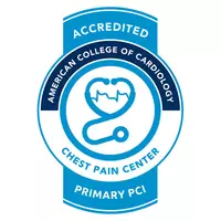 Accreditation for Chest Pain Center with PCI by the Society of Cardiovascular Patient Care.